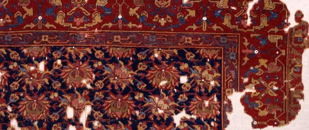 Otto frammenti di tappeto Ushak, XVI sec., Museo e Galleria Mozzi-Bardini, Firenze