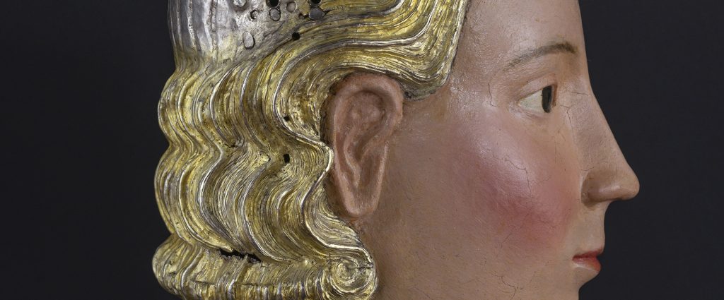 Testa di Sant’Erasmo, XIV sec., Museo Diocesano, Gaeta