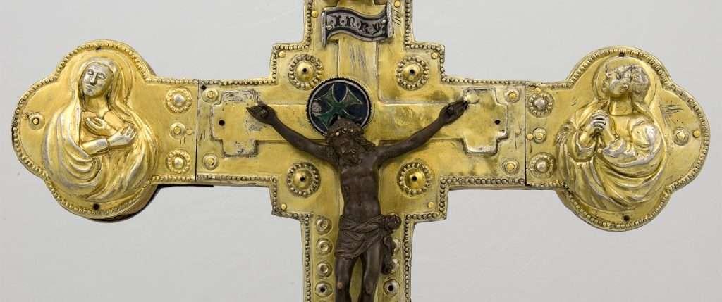 Croce astile, XV – XVI secc., Museo Diocesano di Arte Sacra, Orte
