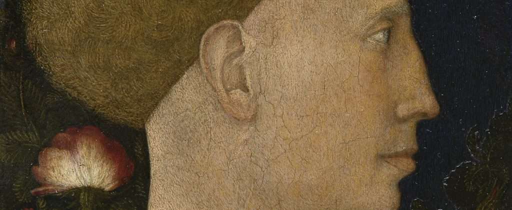 Pisanello, Ritratto di Leonello d’Este, 1441-1444, Accademia Carrara, Bergamo