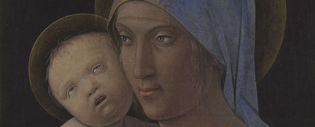 Andrea Mantegna, Madonna col Bambino, fine anni Settanta del XV sec., Accademia Carrara, Bergamo