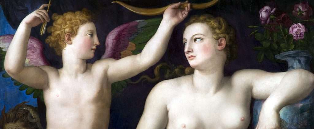 Bronzino, Venere, Amore e Gelosia, 1545 ca., Szépmüvészeti Múzeum, Budapest