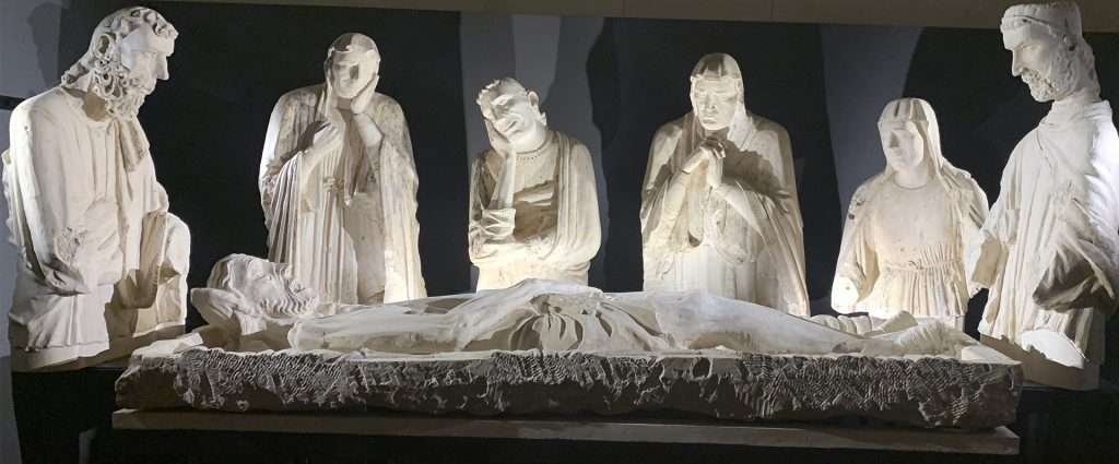 Maestro di Sant’Anastasia, Compianto su Cristo morto, prima metà del XIV sec., Museo Villa Carlotti, Caprino Veronese