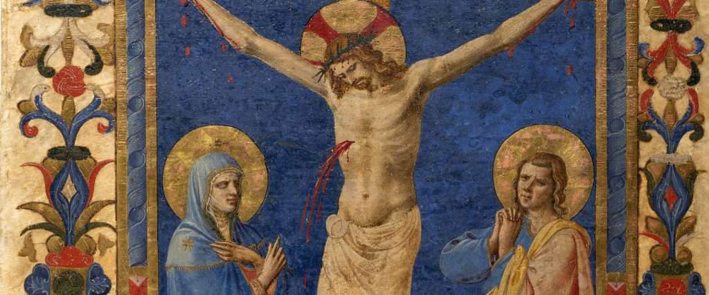 Beato Angelico, La Crocefissione con la Madonna e San Giovanni, inizio XV sec., Abbazia di Vallombrosa