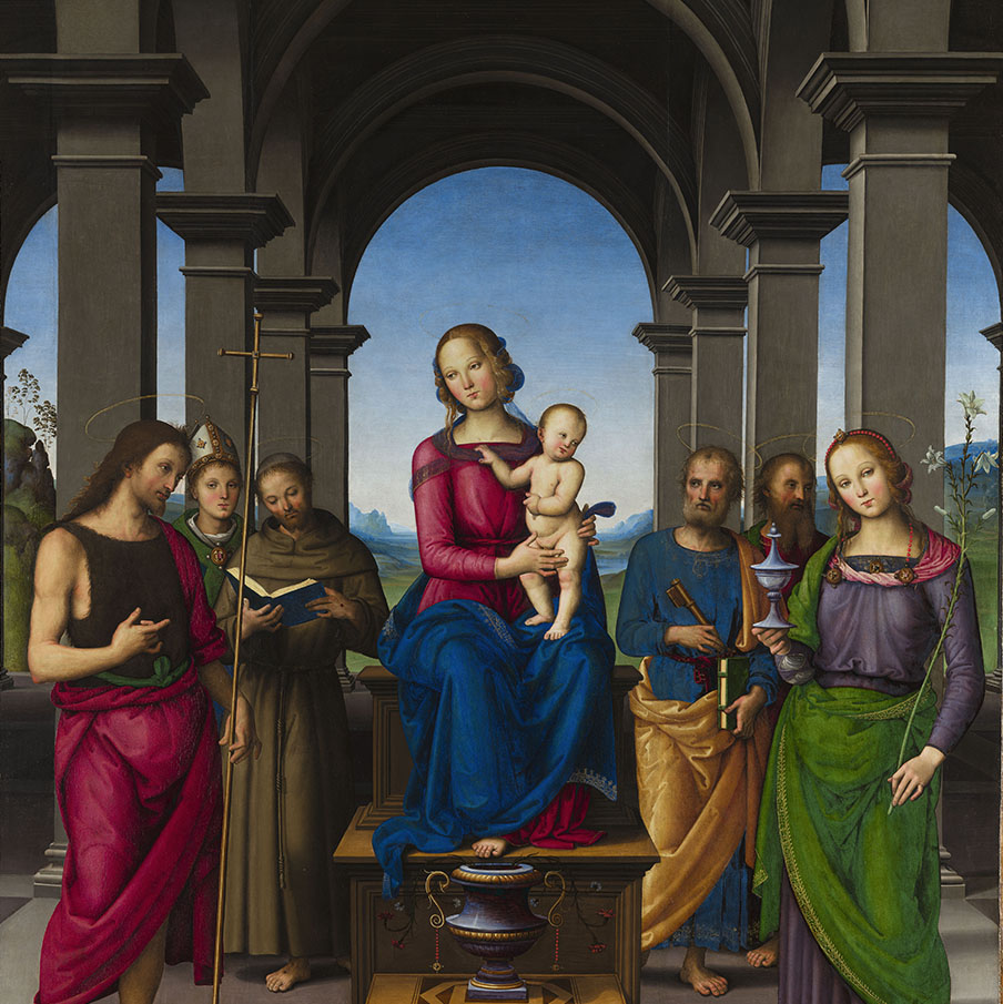 Torna a Fano, dopo il restauro dell’Opificio delle Pietre Dure, la Pala di Perugino con una mostra-dossier dedicata
