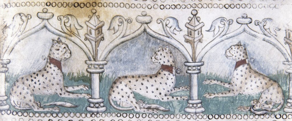 Giovannino de Grassi, Taccuino di Bergamo, ultimo quarto del XIV sec.,  Bergamo, Biblioteca Civica