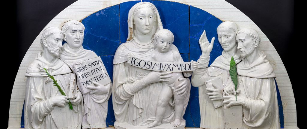 La lunetta di Luca della Robbia al Palazzo Ducale di Urbino