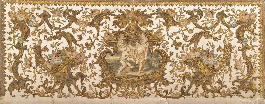 Paliotto con Battesimo di Cristo, metà XVIII secolo. Museo Diocesano di Torino