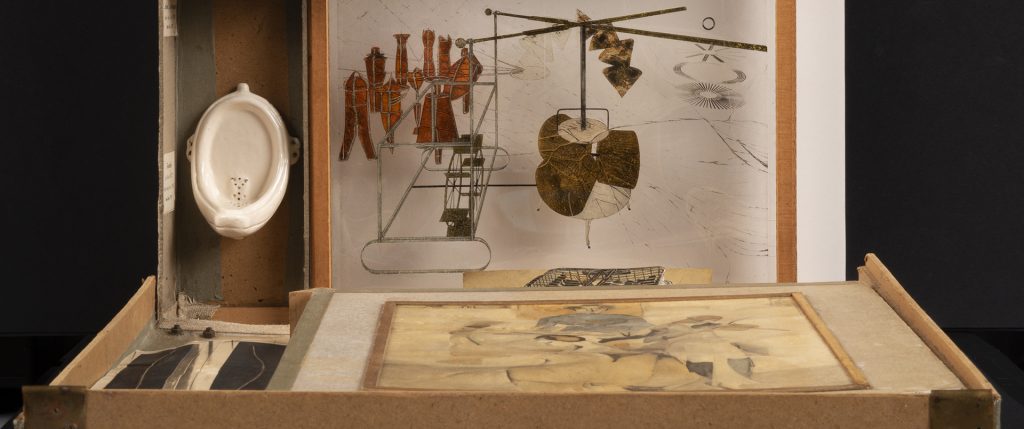 Marcel Duchamp, Boîte-en-valise, 1935-1941. Collezione Peggy Guggenheim, Venezia