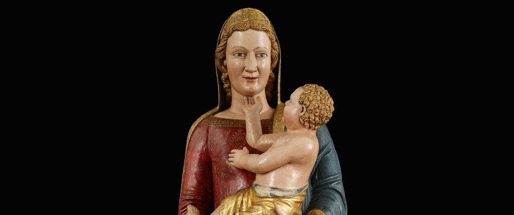 Giovanni Fetti, Madonna col Bambino, detta La Bentornata, 1382-1385. Basilica di San Lorenzo, Firenze