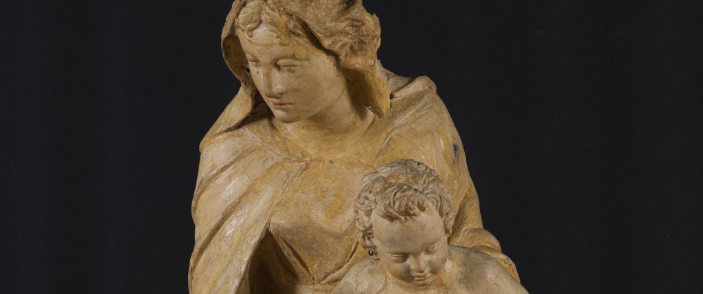 Madonna con Bambino tra due putti, Jacopo Sansovino, Venezia.