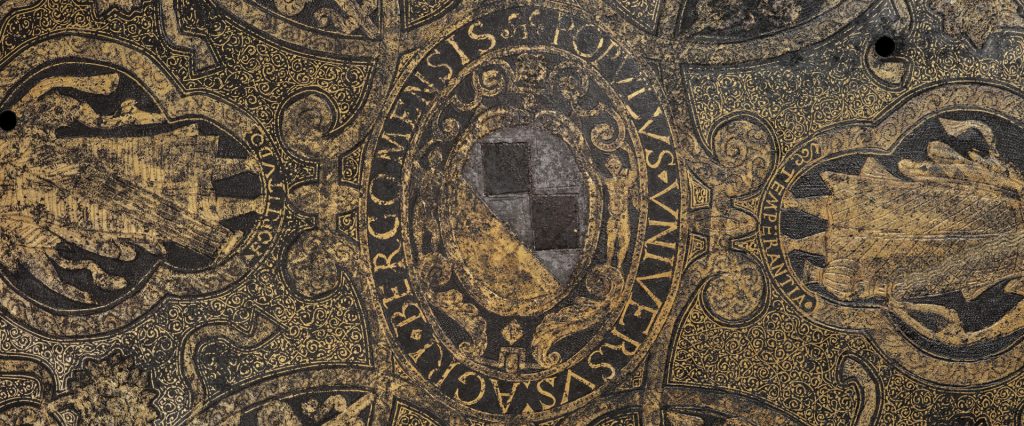 Targa ovata da pompa del Capitano Francesco Bernardo, 1552-53, Museo Civico Medievale, Bologna