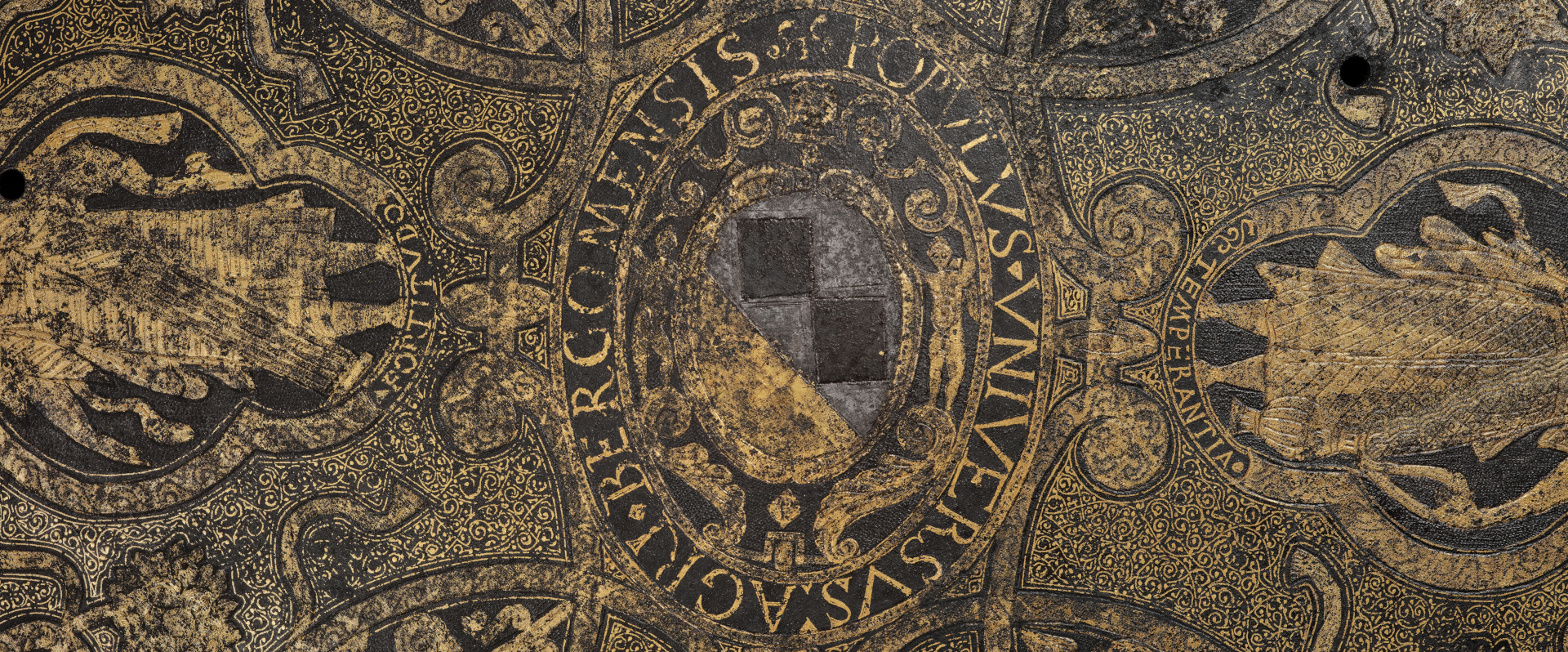 Targa ovata da pompa del Capitano Francesco Bernardo, 1552-53, Museo Civico Medievale, Bologna